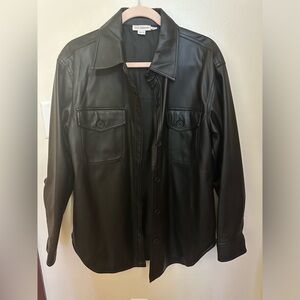 Good American Faux Leather Jacket